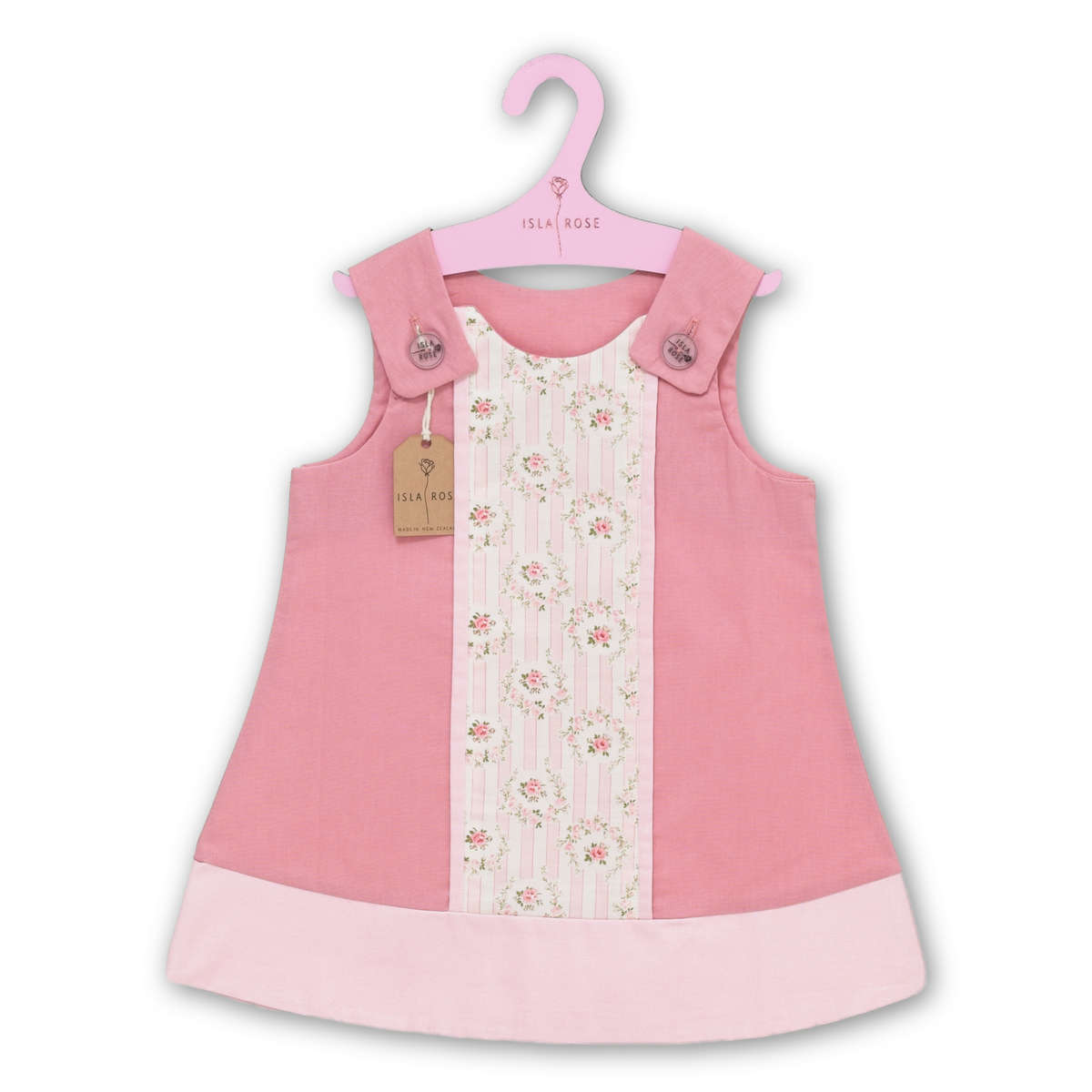 New Zealand Made Dress - Rose Garden